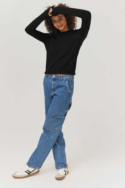 Pull col rond uni