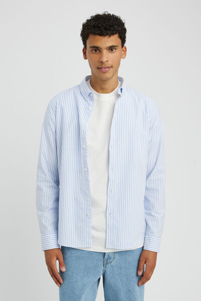 Chemise rayée coupe ajustée