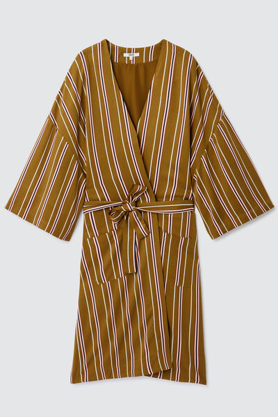Kimono long rayé
