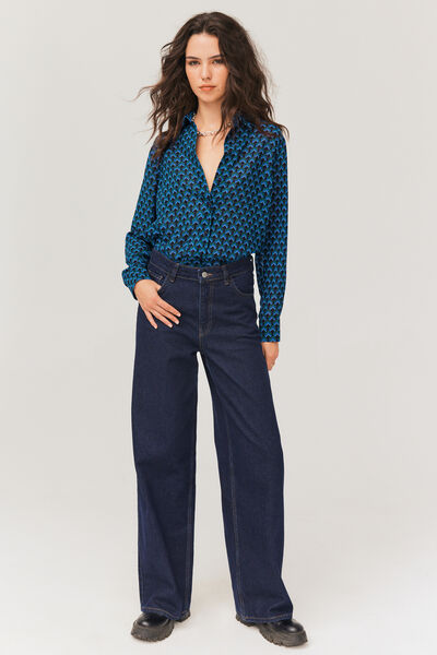 Chemise fluide imprimée