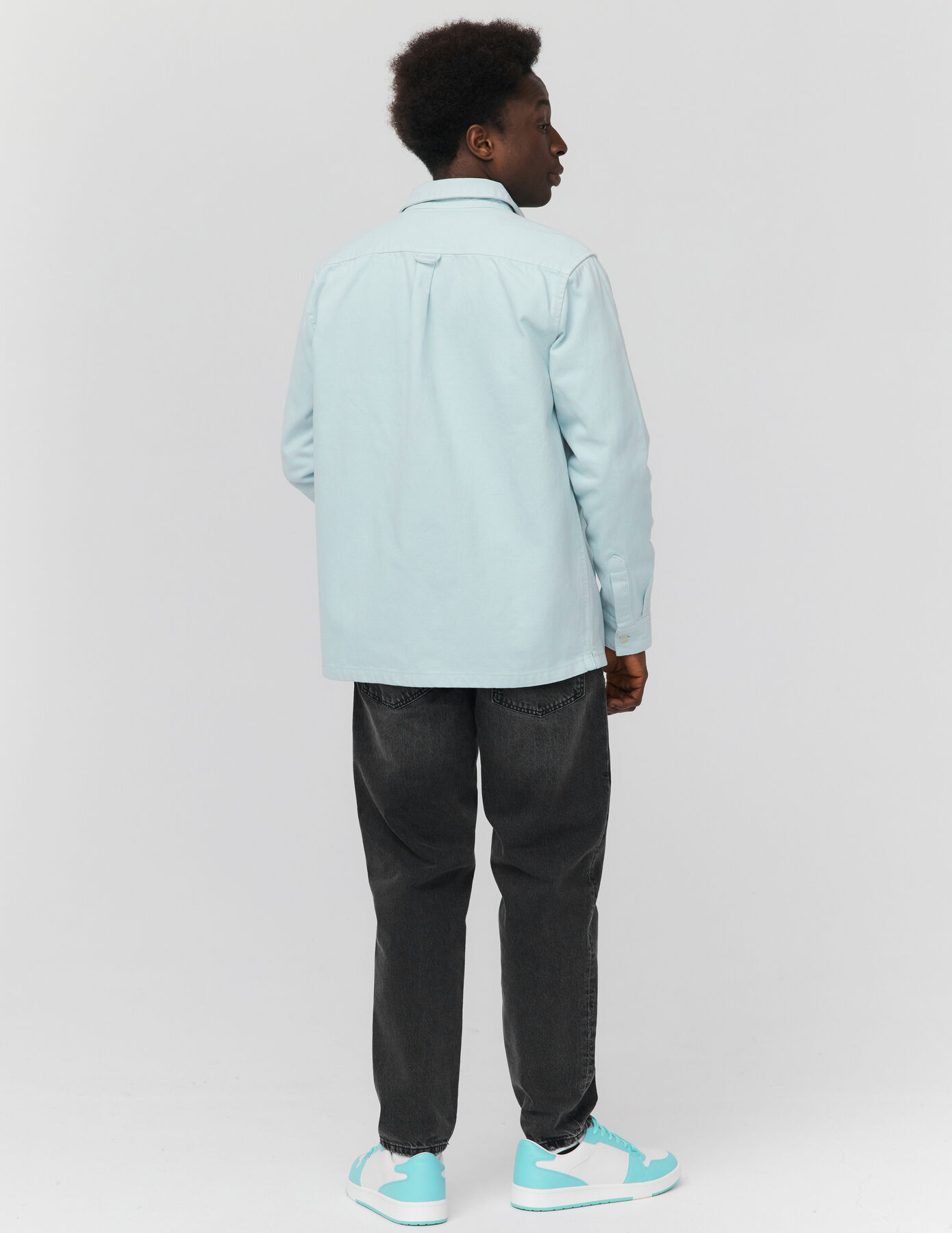 Surchemise twill de couleur