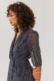 Robe plissée imprimée
