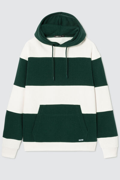Sweatshirt maxi rayures