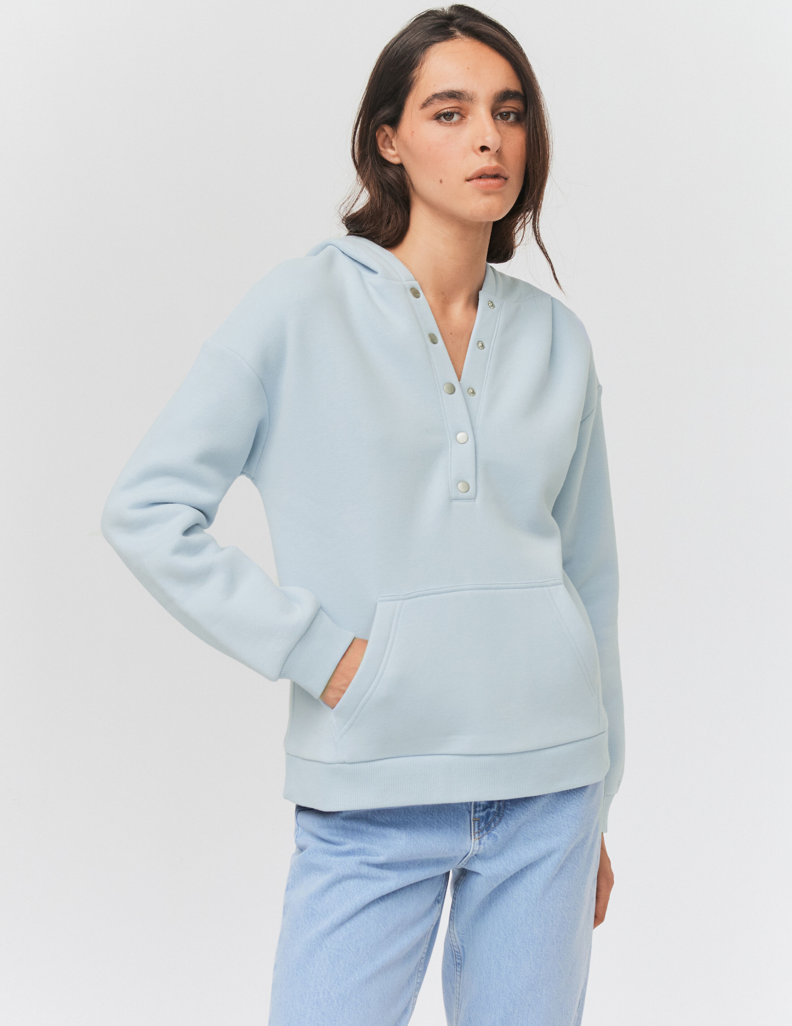 Sweat shop bleu claire