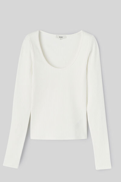 T-shirt manches longues uni