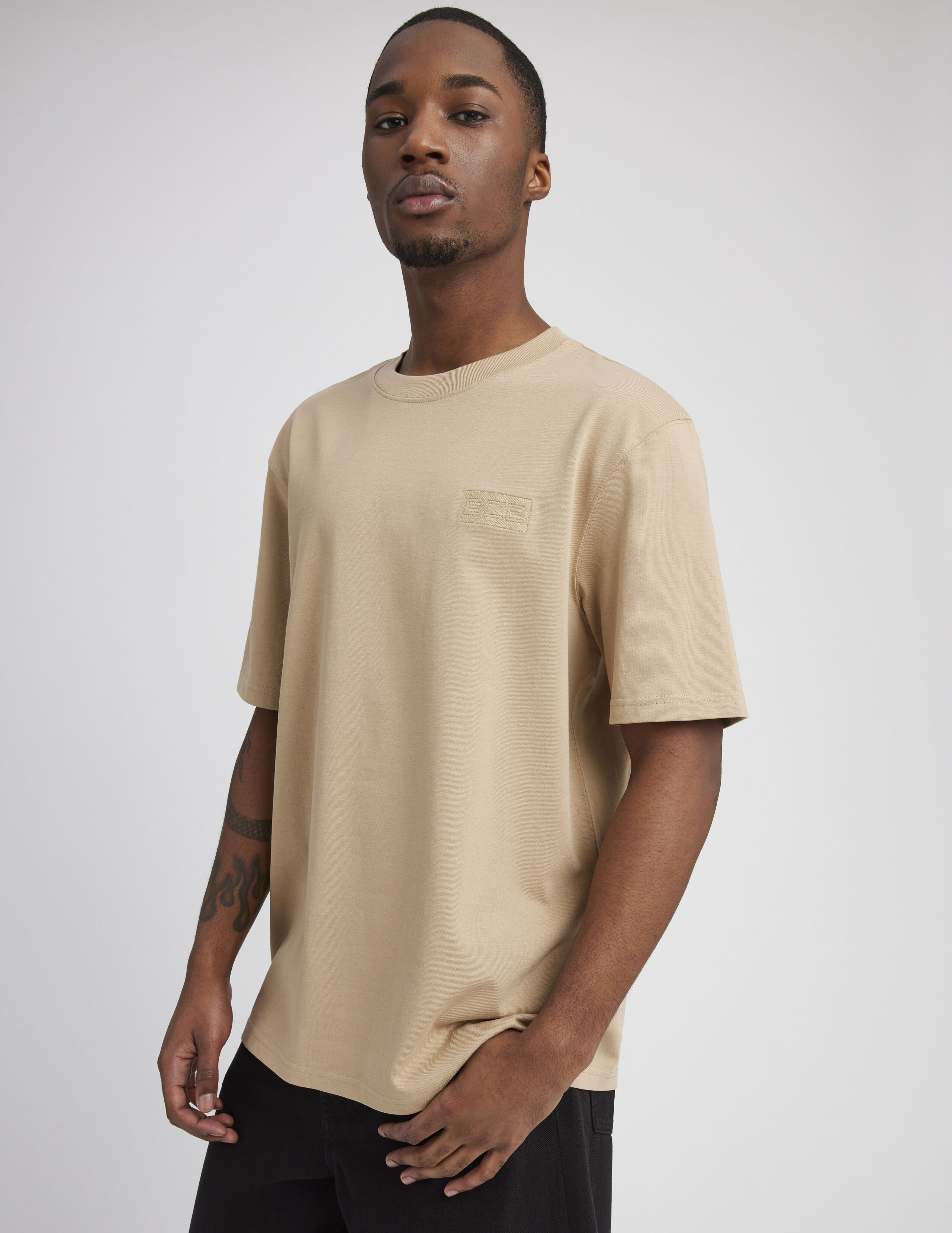 Tee shirt hotsell homme beige