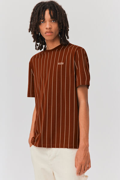 T-shirt rayures baseball