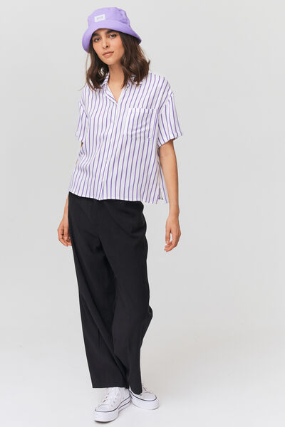 Chemise manches courtes imprimée
