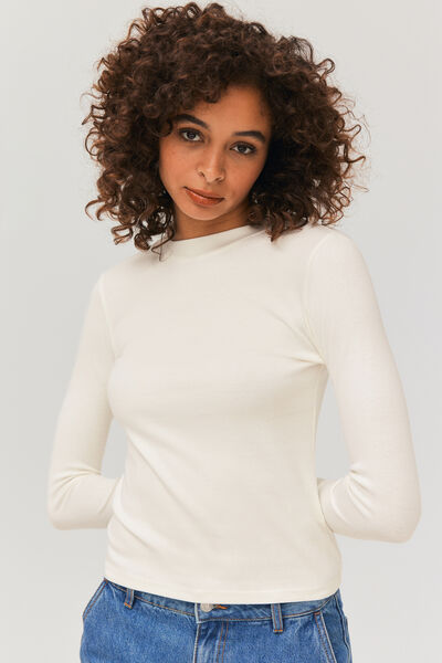 T-shirt manches longues uni