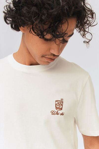 T-shirt brodé humour ski