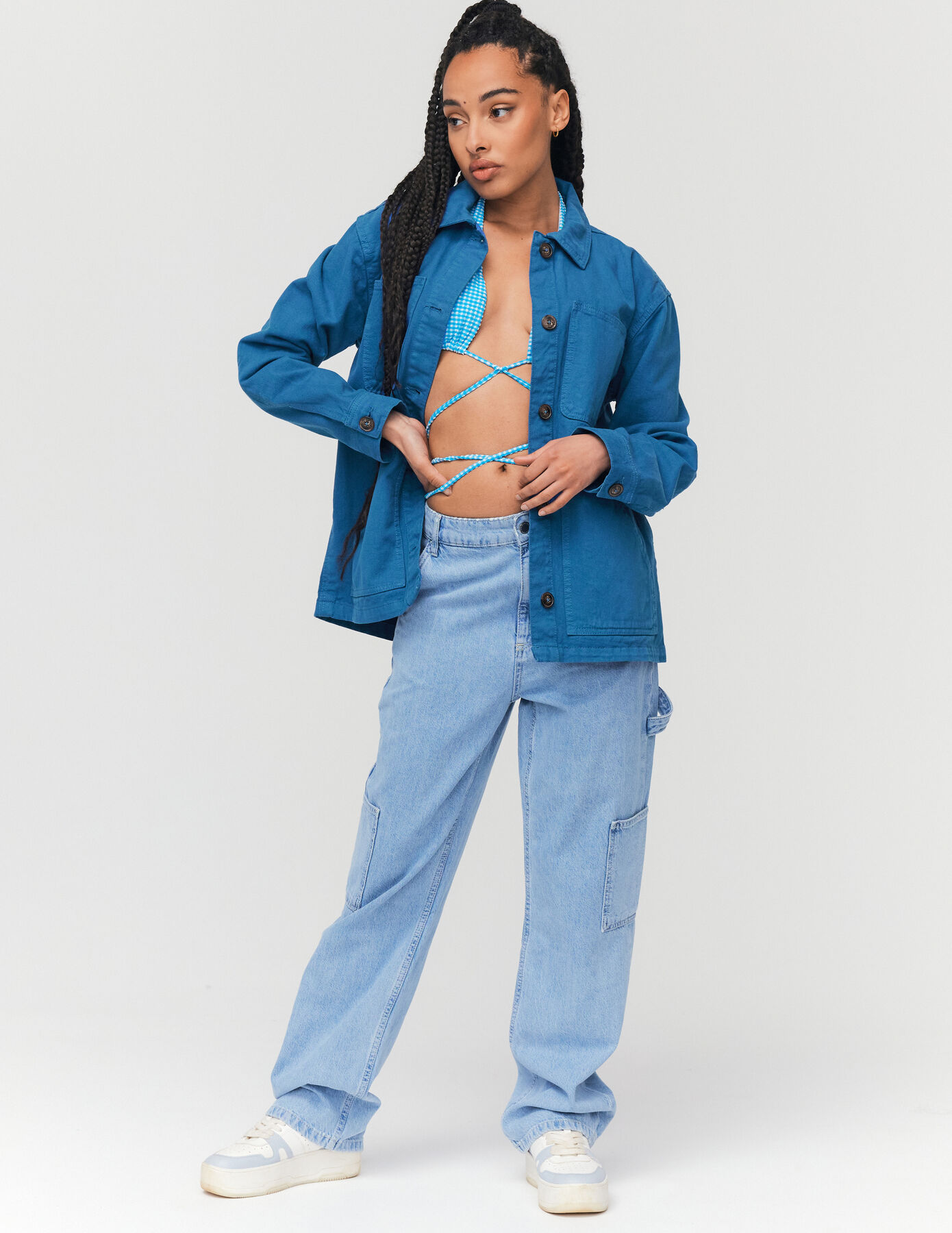 Veste coton boutonnée