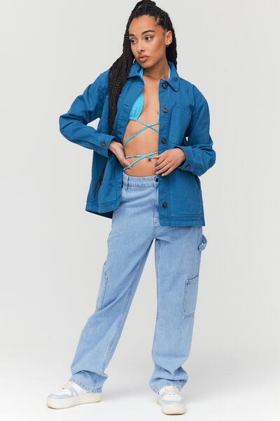 Veste coton boutonnée