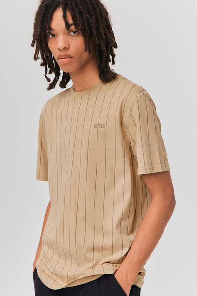 T-shirt rayures baseball