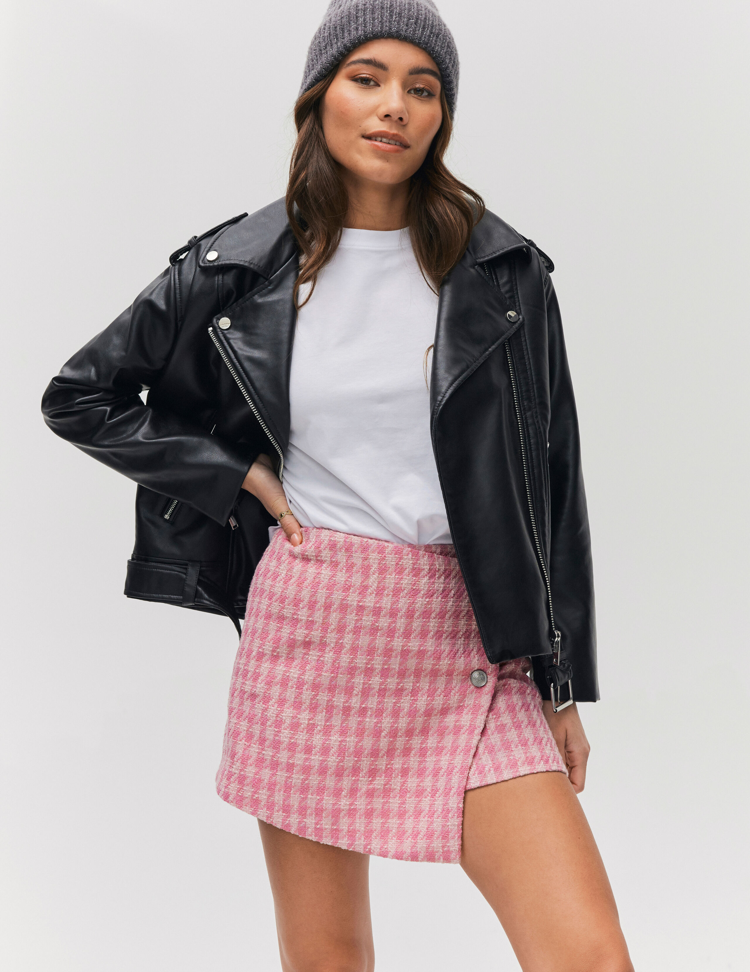 Jupe a deals carreaux bershka