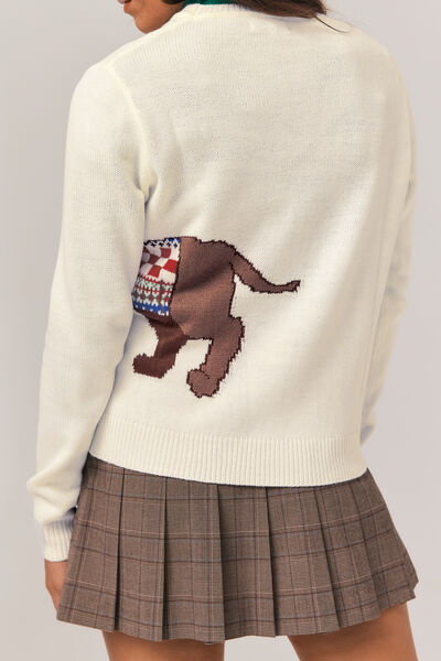 Pull de Noël teckel