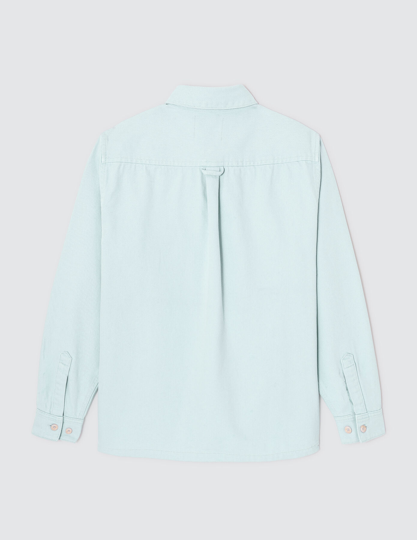 Surchemise twill de couleur