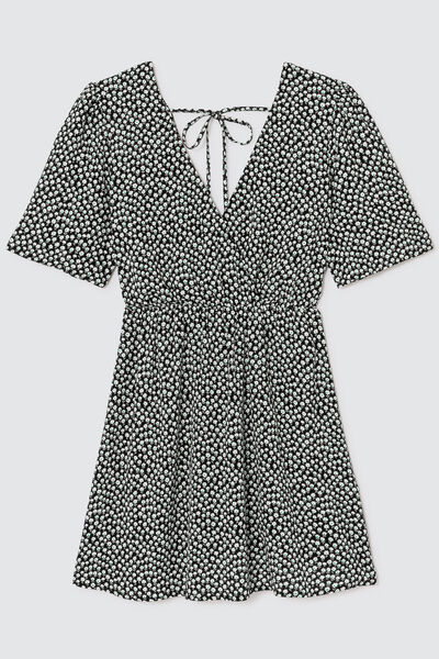 Robe cache coeur imprimée
