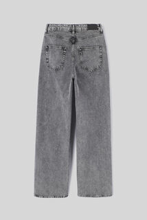 Jean straight taille haute