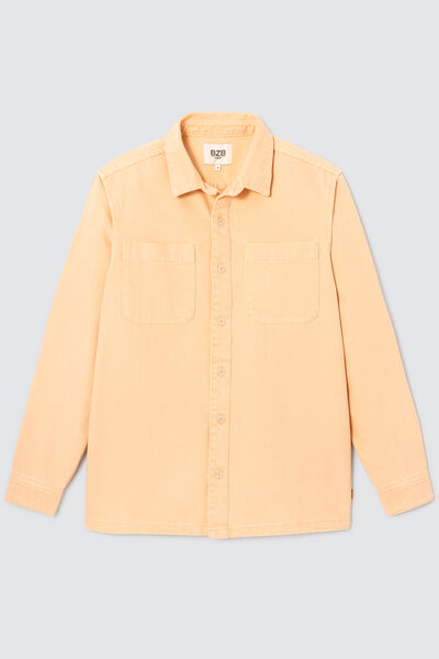 Surchemise twill de couleur