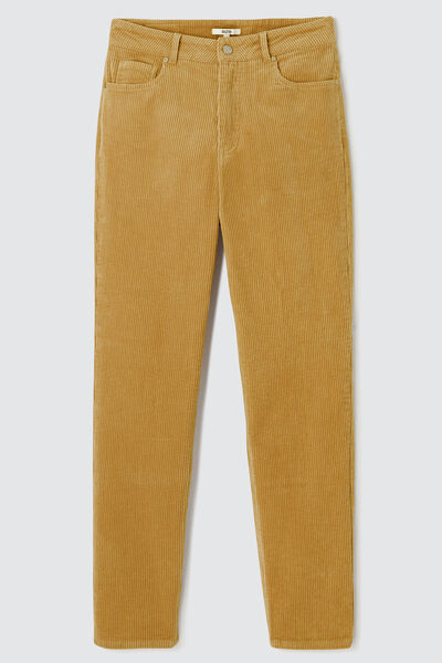 Pantalon mom velours en coton iab