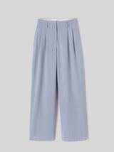 Pantalon tailleur rayé