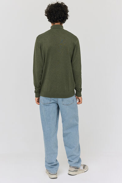 Pull col roulé