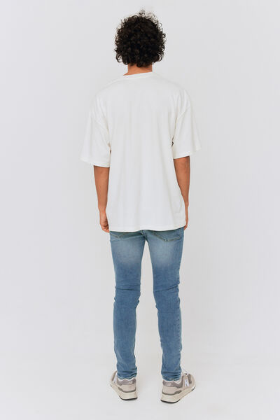 Jean slim basique stone clair