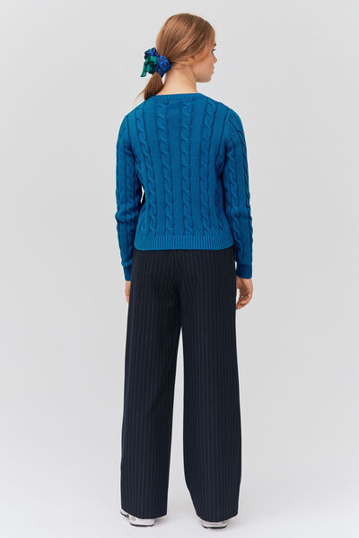 Pull torsadé uni