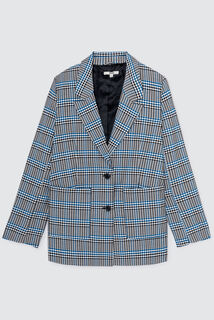 Blazer à carreaux