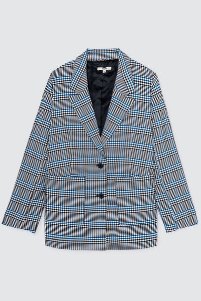 Blazer à carreaux
