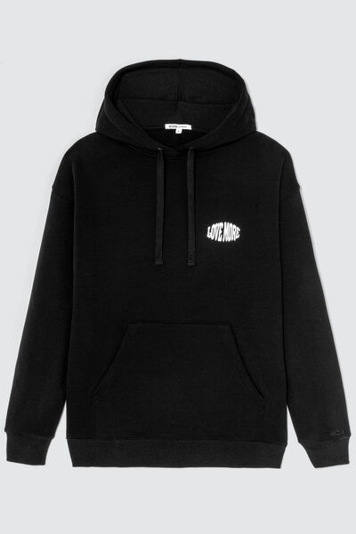 Sweat capuche imprimé