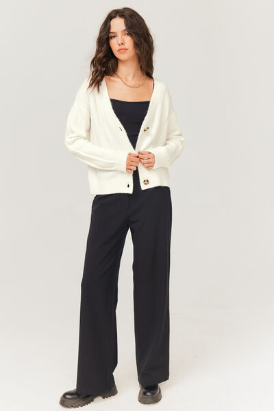 Gilet col V uni