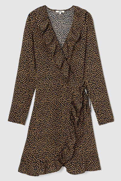 Robe portefeuille imprimée