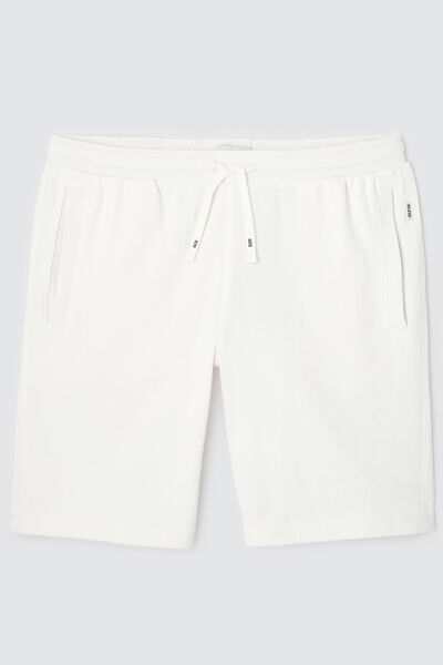 Bermuda maille en coton piqué