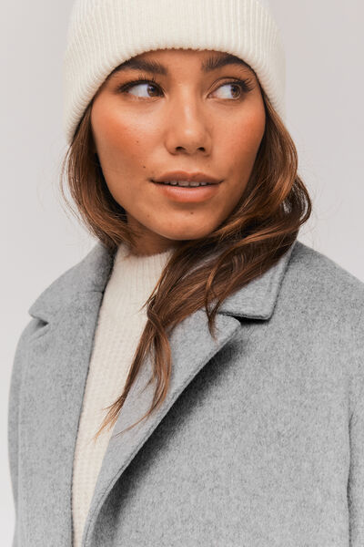 Manteau long en laine