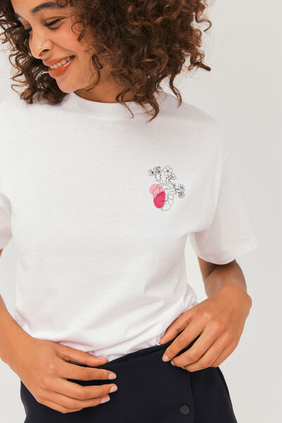 T-shirt imprimé coeur