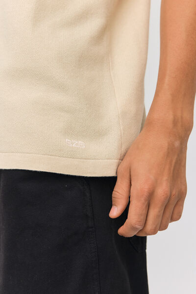 T-shirt en maille gaufrée