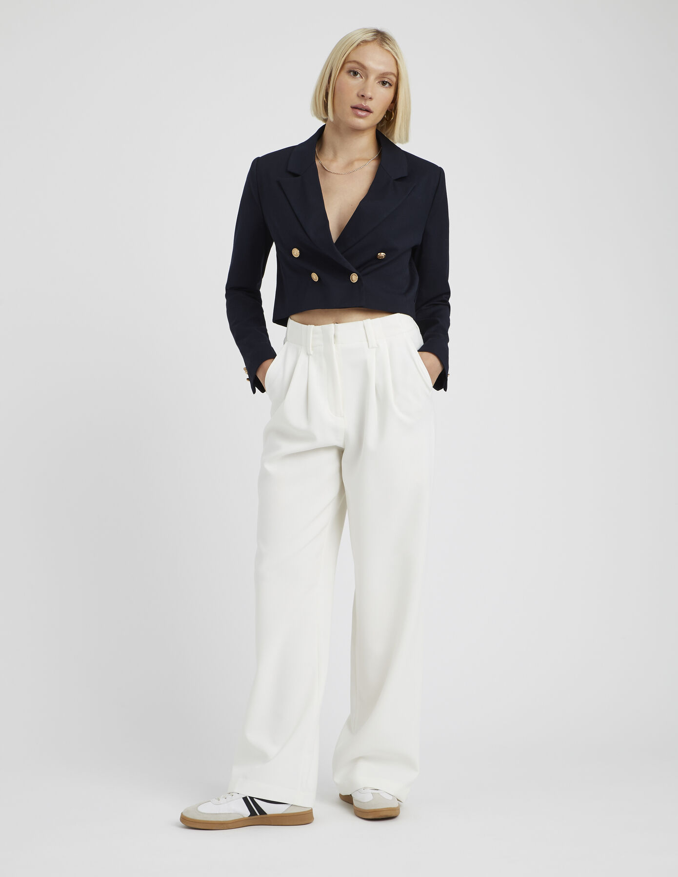 Veste tailleur courte