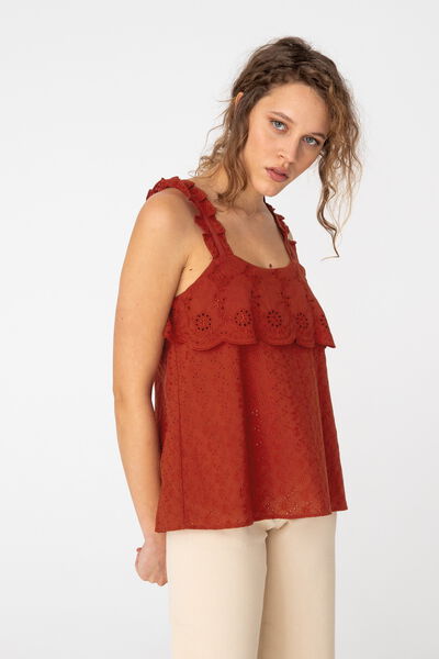 Top Broderie