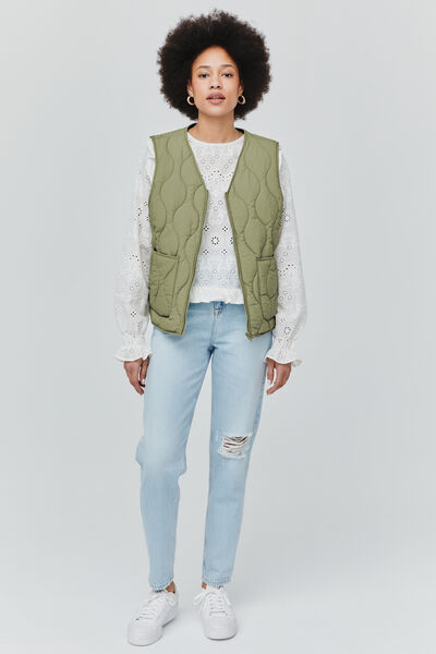 Doudoune matelass&eacute;e sans manches