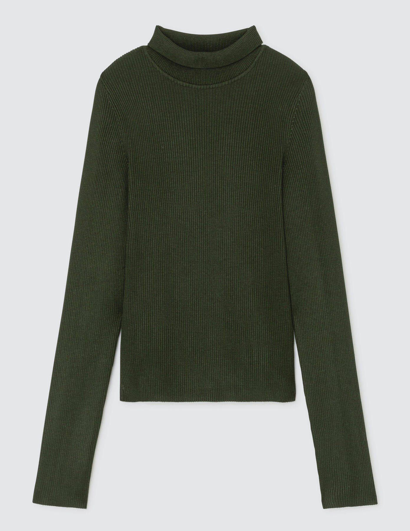 Pull col montant uni
