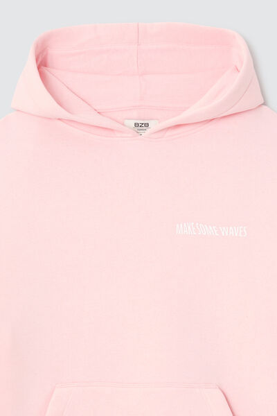 Sweat imprim&eacute; devant/dos oversize
