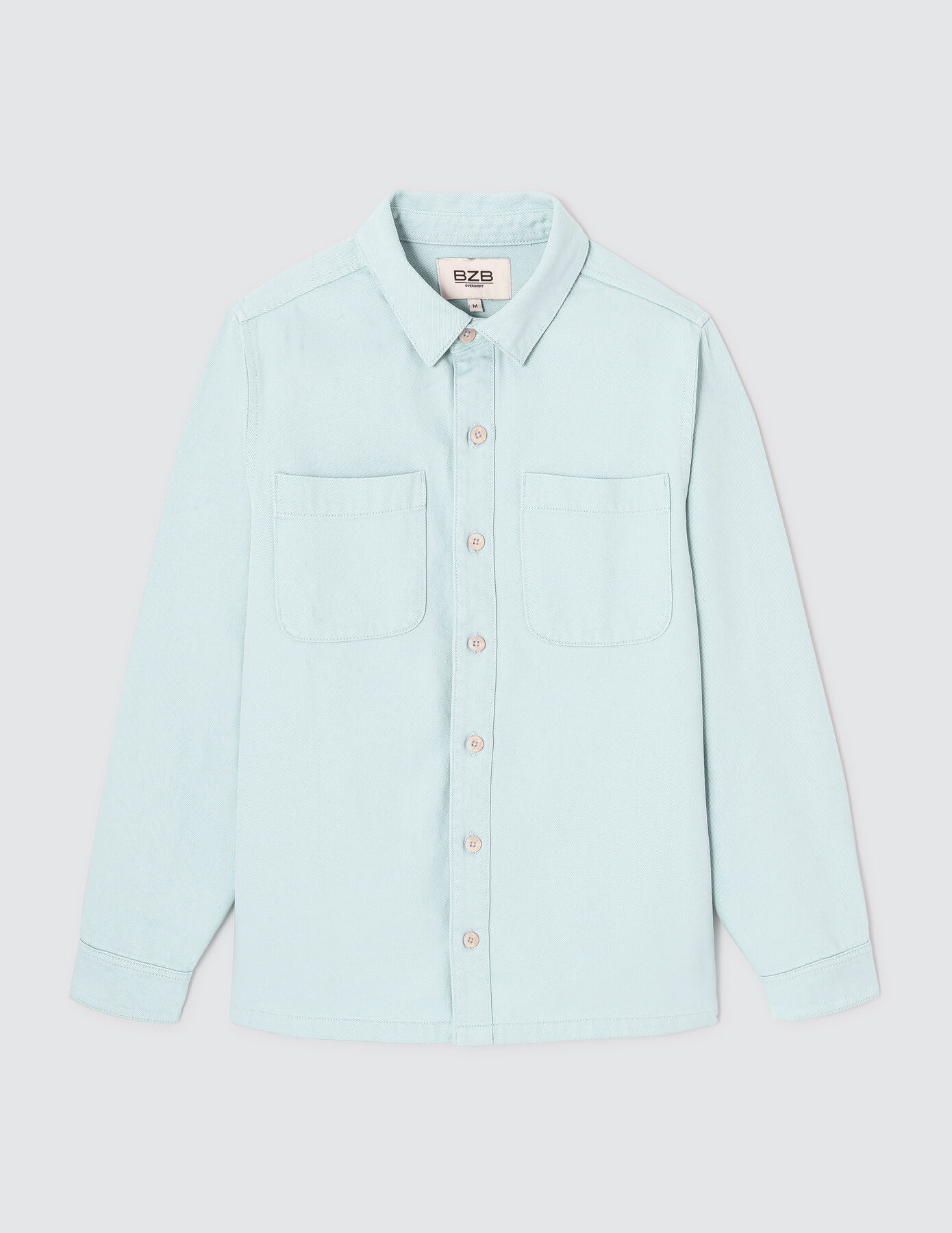 Surchemise twill de couleur
