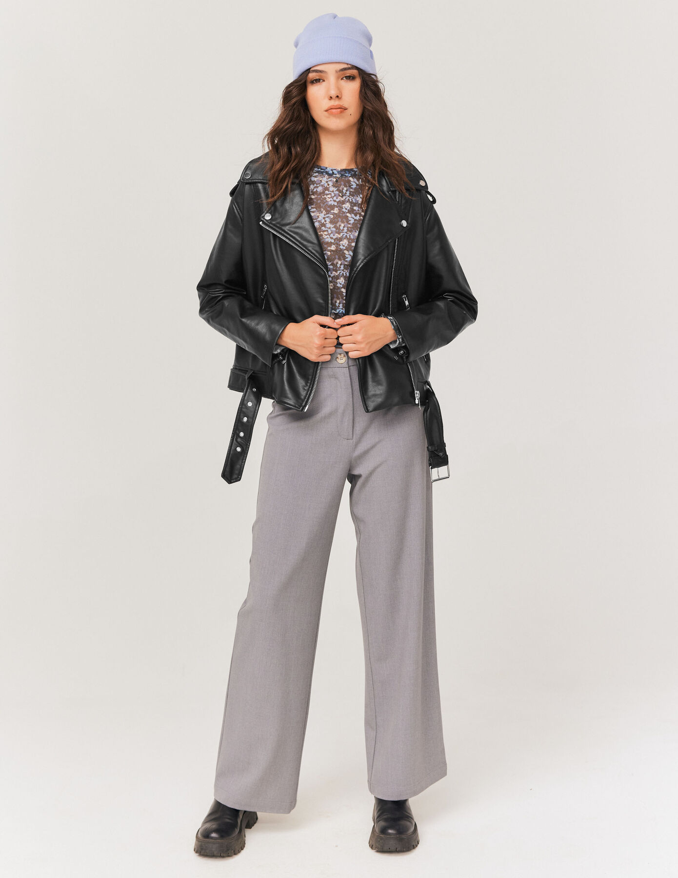 Blouson en tissu enduit
