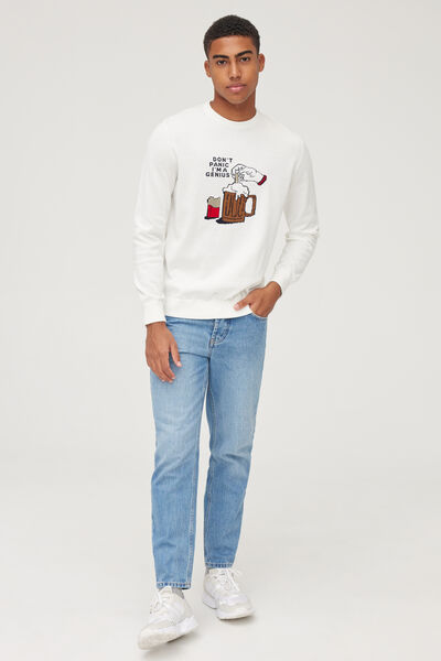 Pull jacquard placé