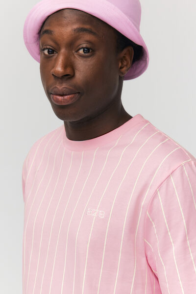 T-shirt rayures baseball