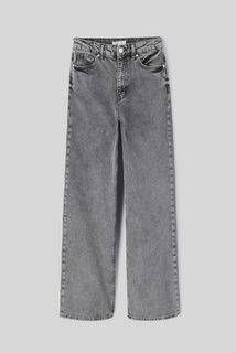 Jean straight taille haute