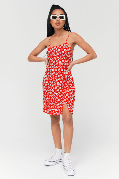 Robe courte imprimée
