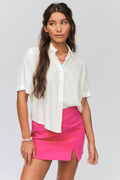 Chemise twill unie