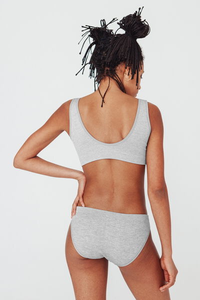 Culotte côte unie